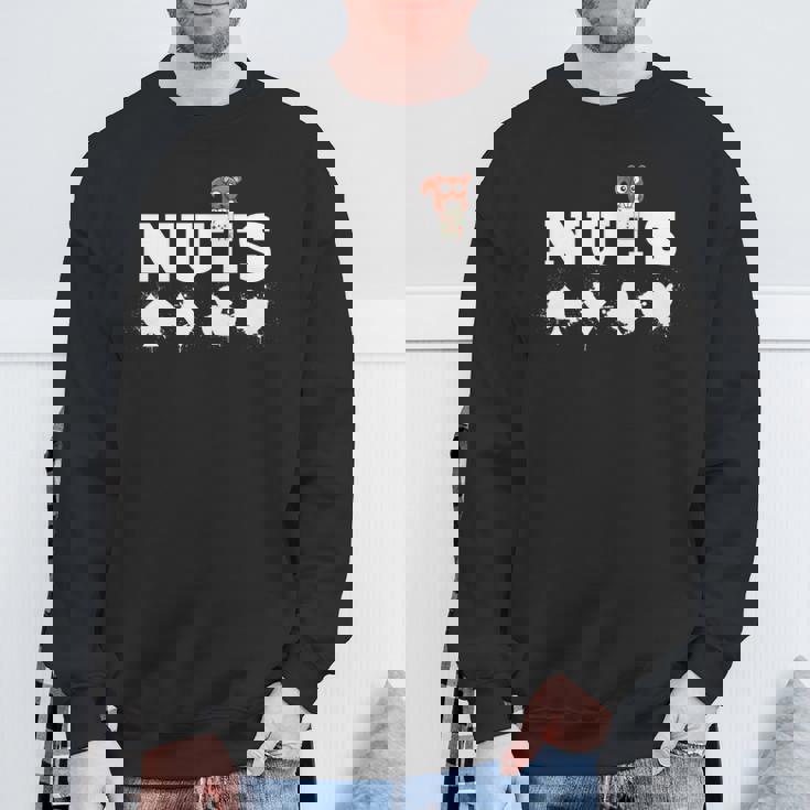 ポーカーデザイン リスの実カードゲーム ポーカーギフト 長袖tシャツ スウェットシャツ 高齢者への贈り物