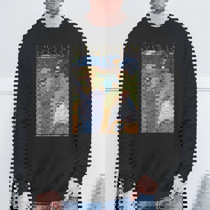 ポール・ゴーギャン マンゴーの木、マルティニーク スウェットシャツ 高齢者への贈り物