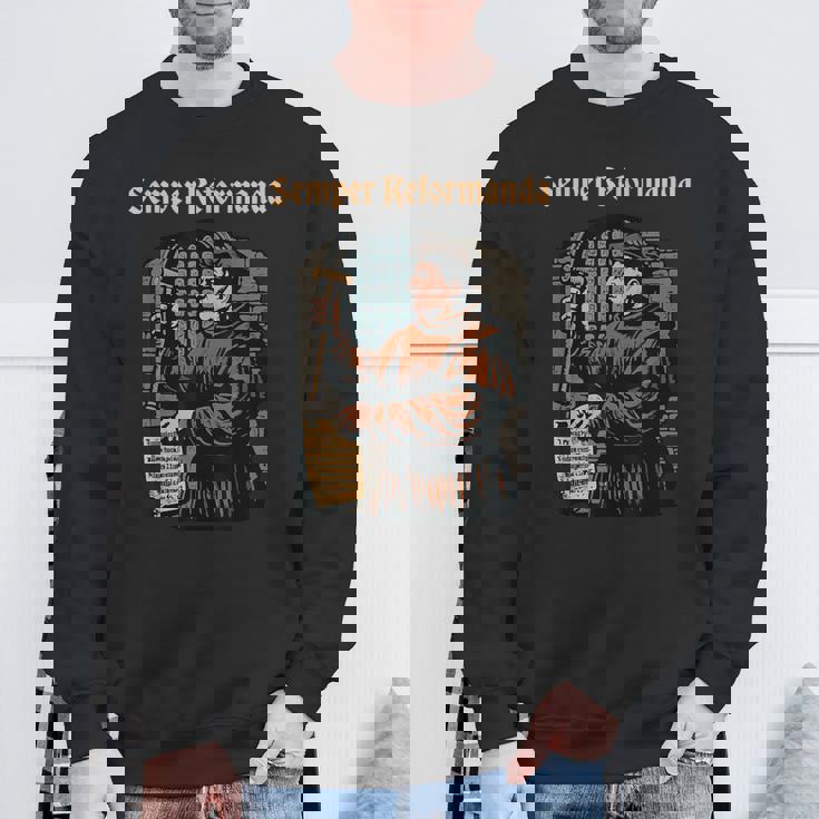 マルティン・ルター宗教改革 ゼンパー・レフォルマンダ・クリスチャン スウェットシャツ 高齢者への贈り物