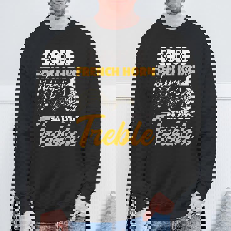 マーチング・フレンチ・ホルンバンド スウェットシャツ 高齢者への贈り物