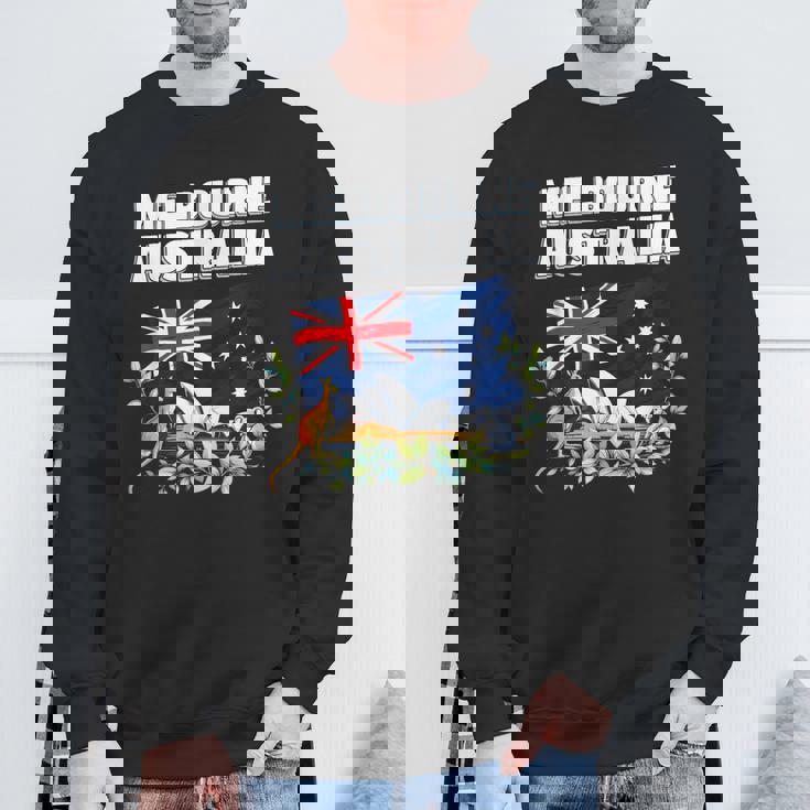 メルボルン オーストラリア お土産 オーストラリア国旗 カンガルーコアラ スウェットシャツ 高齢者への贈り物