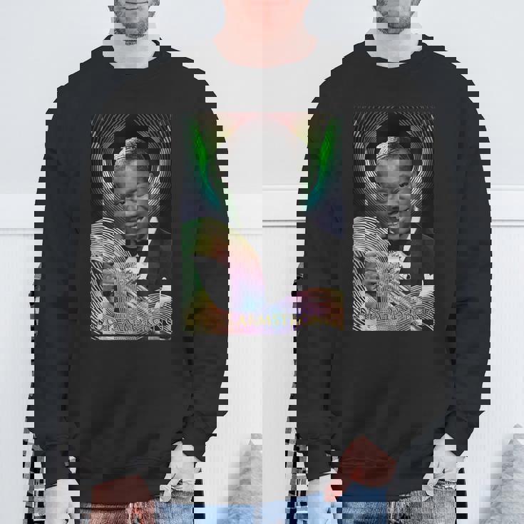 ルイアームストロング_002 スウェットシャツ 高齢者への贈り物