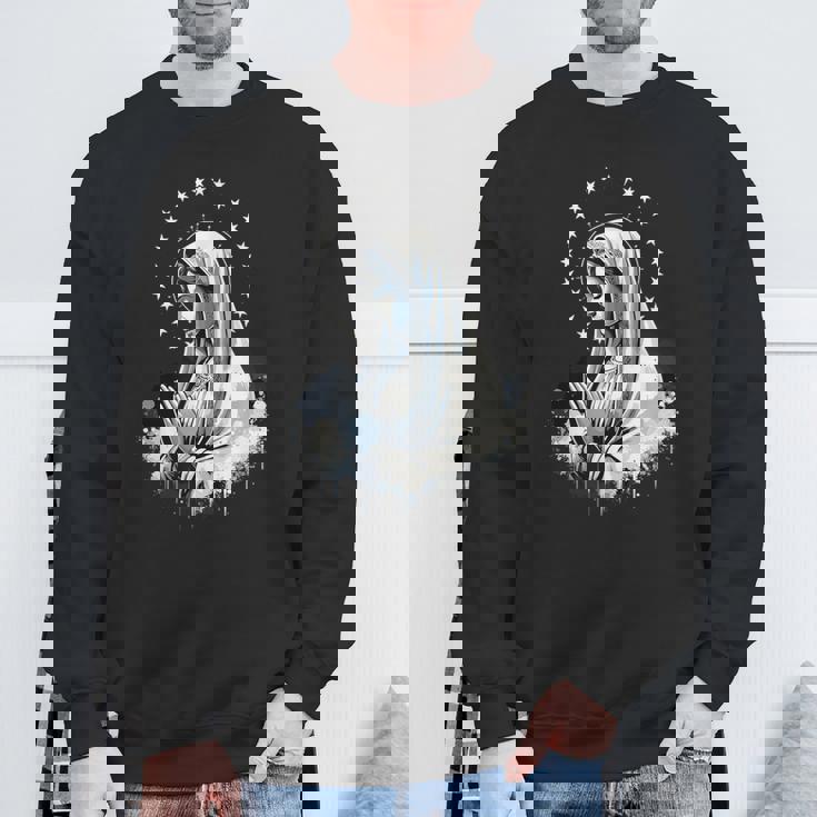 ルルドの聖母マリア 強力なシンボル 母マリア スウェットシャツ 高齢者への贈り物