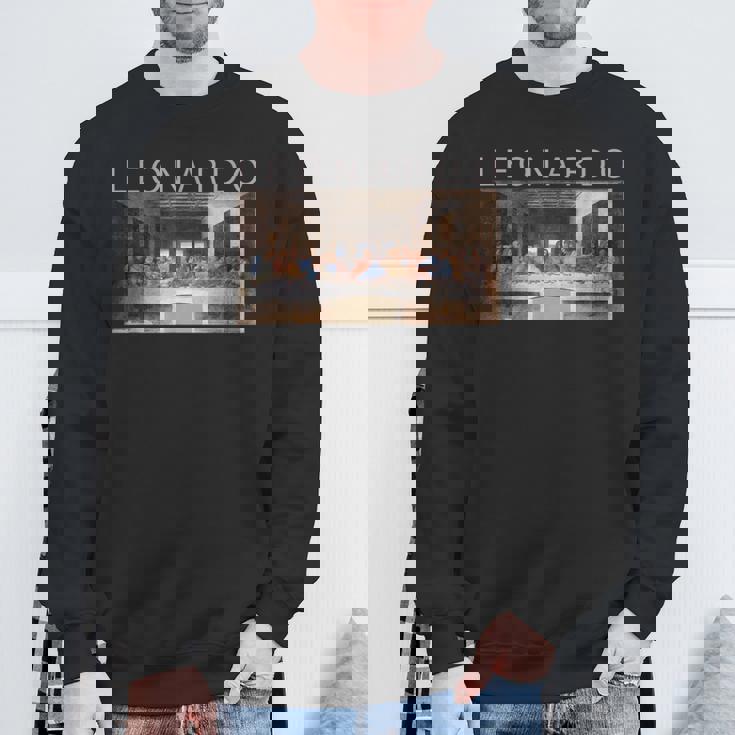 レオナルド ダヴィンチ 面白いtシャツ アート 絵画 メンズ 面白い 服 美術 おもしろ ネタ スウェットシャツ 高齢者への贈り物