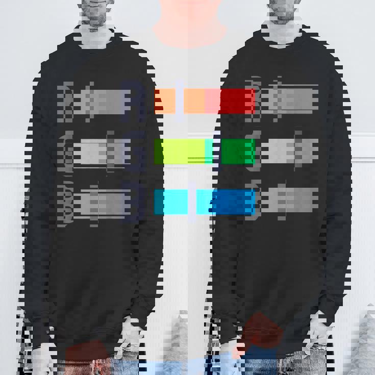 レッド グリーン ブルー Rgb カラー モデル アーティスト スウェットシャツ 高齢者への贈り物