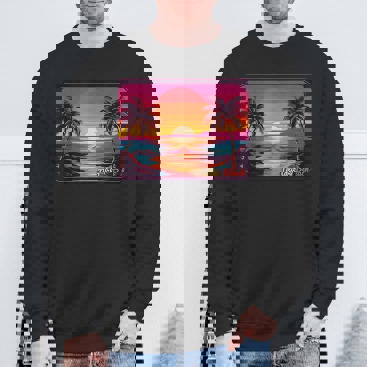 レトロ サンセット マリブビーチ スウェットシャツ 高齢者への贈り物