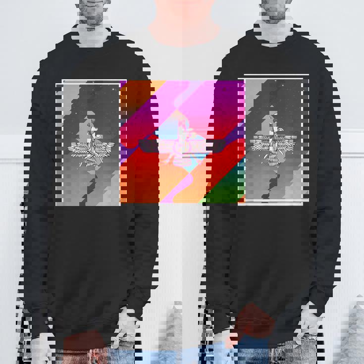 レトロ ヴィンテージ 美的 アヌンナキ スウェットシャツ 高齢者への贈り物