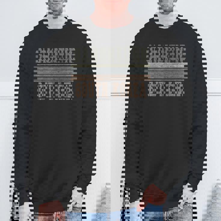 レトロ 江陵 韓国 スウェットシャツ 高齢者への贈り物