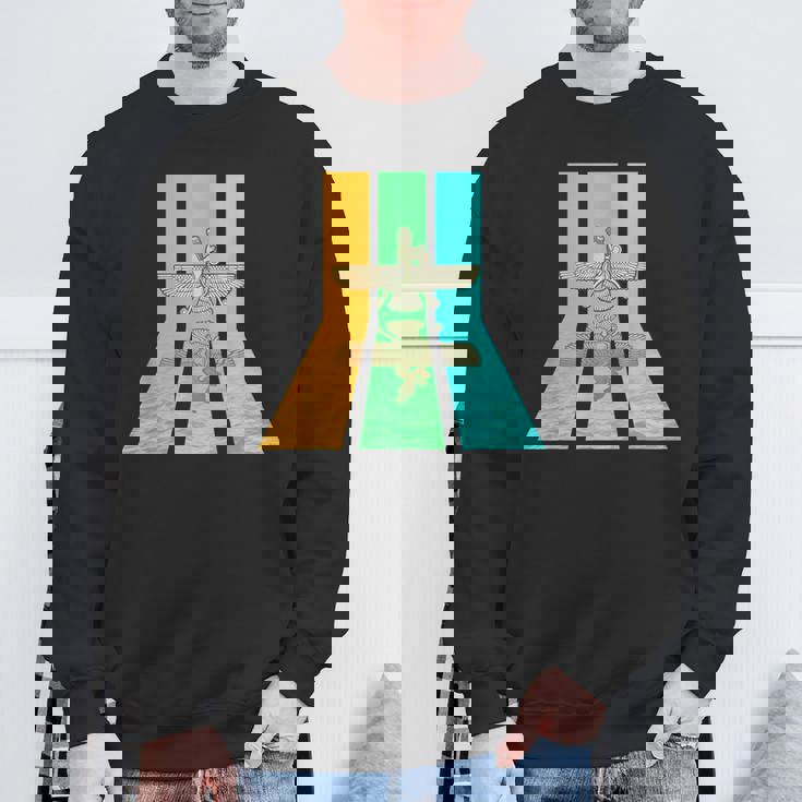 レトロ80年代ヴィンテージ風アヌンナキ スウェットシャツ 高齢者への贈り物