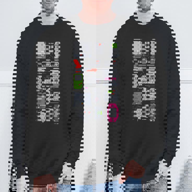 レトロゲーム機 スウェットシャツ 高齢者への贈り物