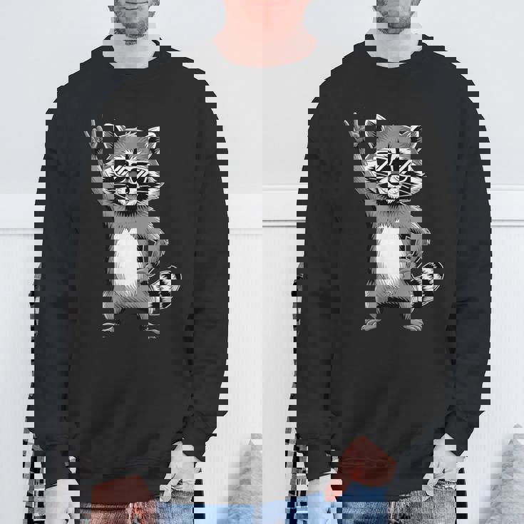 ロックンラスカルサングラスでクール スウェットシャツ 高齢者への贈り物