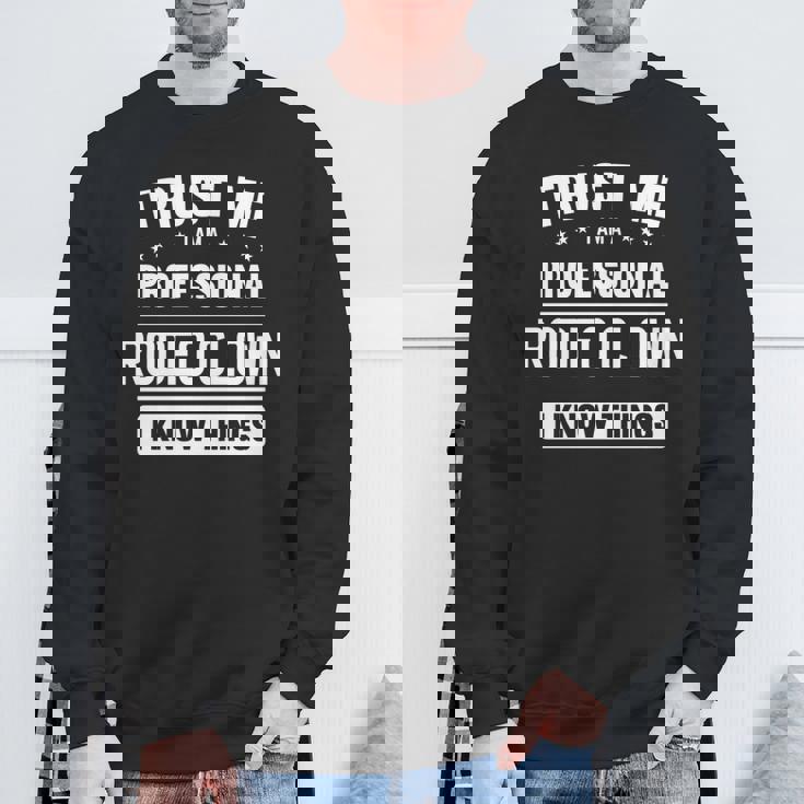 ロデオクラウンアイデアトラストプロフェッショナルロデオクラウン 長袖tシャツ スウェットシャツ 高齢者への贈り物