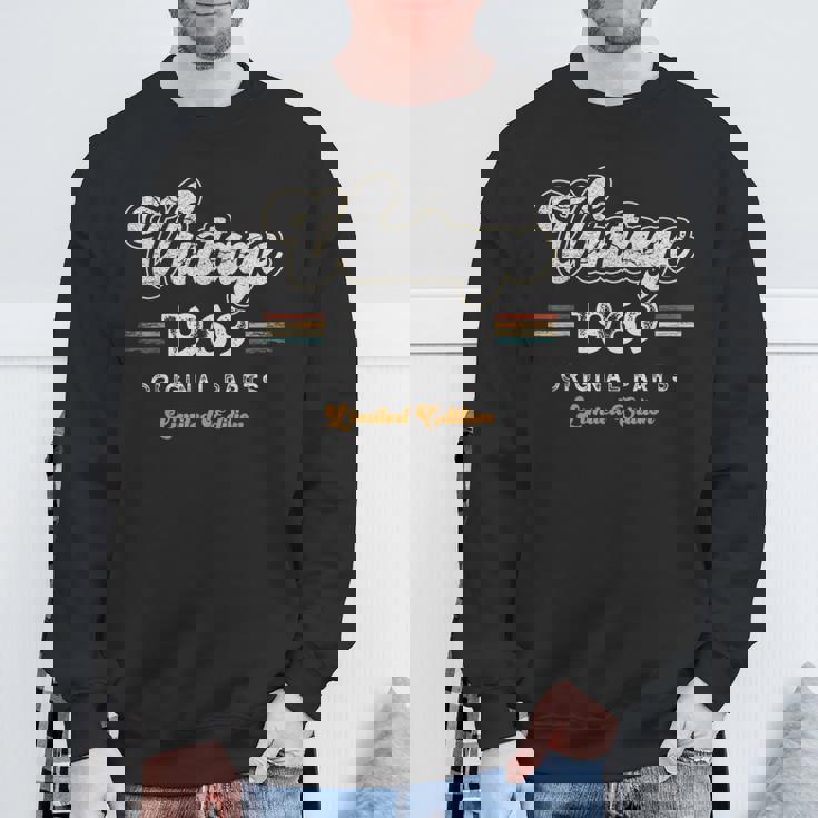 ヴィンテージ 1969 オリジナル・パーツ 限定版 57歳の誕生日 スウェットシャツ 高齢者への贈り物