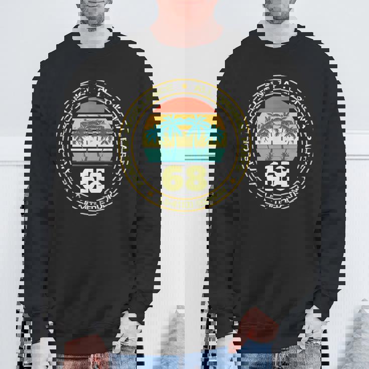 ヴィンテージ 68歳の誕生日のデコレーション 男性用 68歳の誕生日 スウェットシャツ 高齢者への贈り物