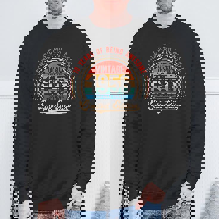 ヴィンテージ 70歳の誕生日 1956年生まれの70年 スウェットシャツ 高齢者への贈り物