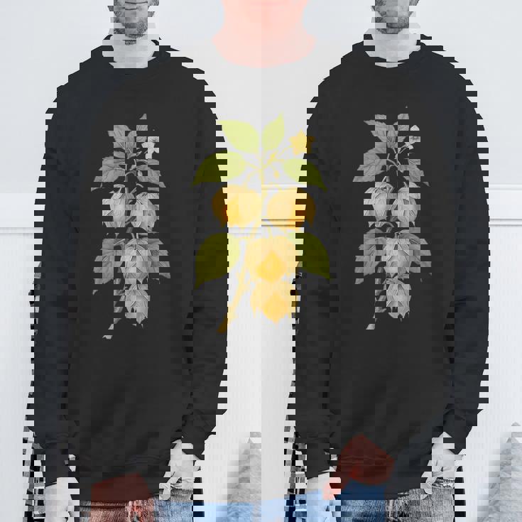 ヴィンテージ ボタニカル サイサリス 自然 フルーツ アートプリント スウェットシャツ 高齢者への贈り物