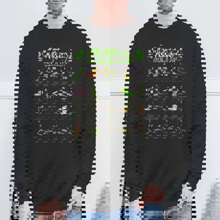 世界のカマキリ カマキリ スウェットシャツ 高齢者への贈り物