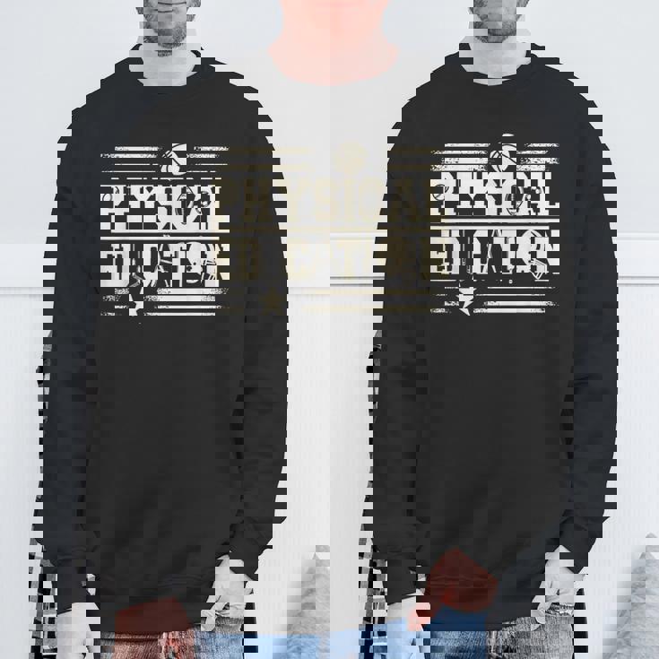 体育の先生 スウェットシャツ 高齢者への贈り物