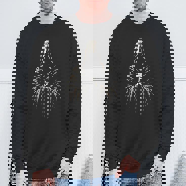 僧侶ゴシック 僧侶のカウル 十字架付き 中世 長袖tシャツ スウェットシャツ 高齢者への贈り物