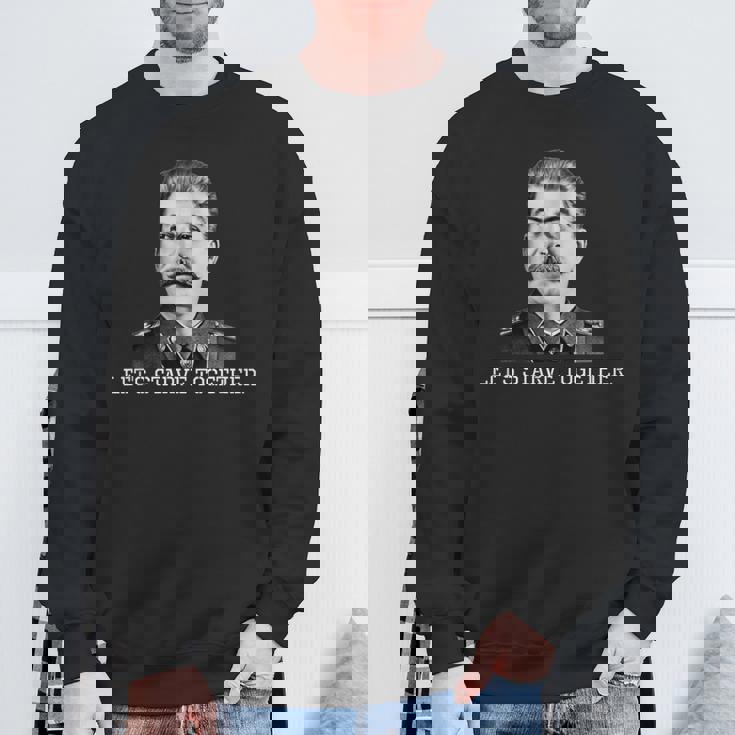 反社会主義と共産主義者 スターリン スウェットシャツ 高齢者への贈り物