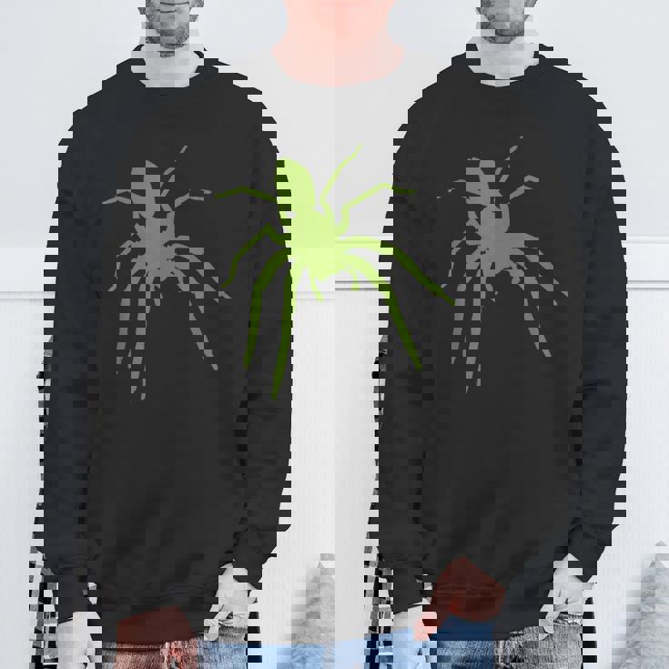 大きな蜘蛛とタランチュラと蜘蛛の巣 蜘蛛が好きです。 スウェットシャツ 高齢者への贈り物