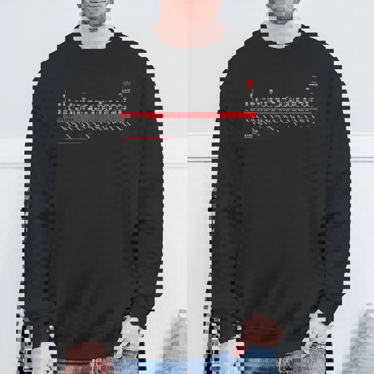 大阪日本電車近郊線鉄道 – お土産ルートマップ スウェットシャツ 高齢者への贈り物