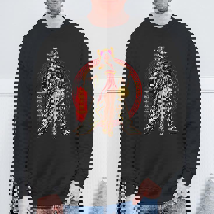 天照大神 太陽 女神 古代日本神話 神 スウェットシャツ 高齢者への贈り物