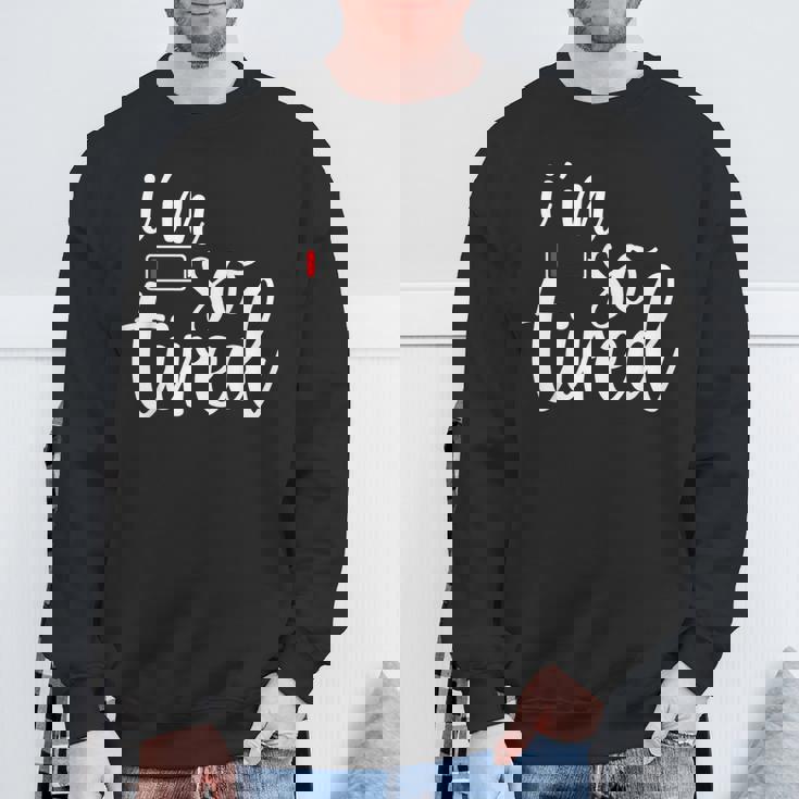 子育て とても疲れました スウェットシャツ 高齢者への贈り物