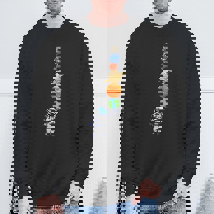 宇宙飛行士 プラネット アイスクリーム 宇宙服 スウェットシャツ 高齢者への贈り物