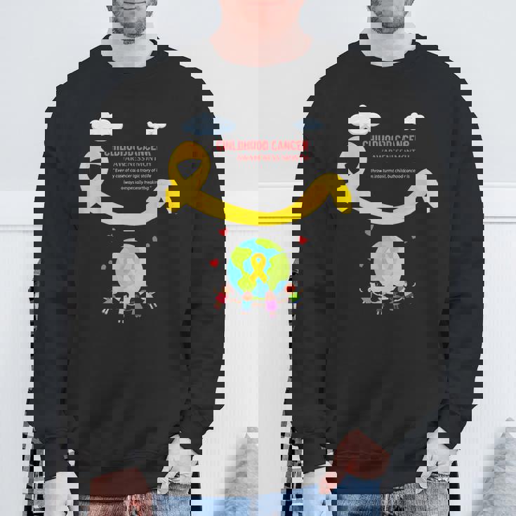 小児がん啓発月間 スウェットシャツ 高齢者への贈り物