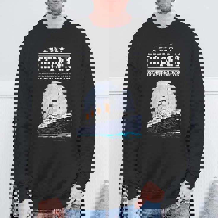 息子のための1912年のヴィンテージタイタニック航海船クルーズギフト スウェットシャツ 高齢者への贈り物