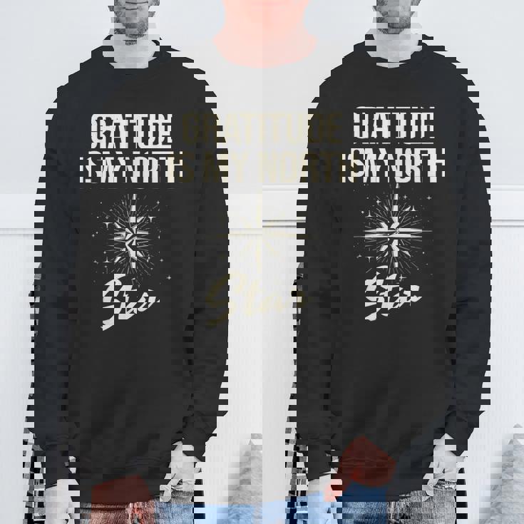 感謝の気持ち 私の北極星 天体観測 宇宙研究 スウェットシャツ 高齢者への贈り物