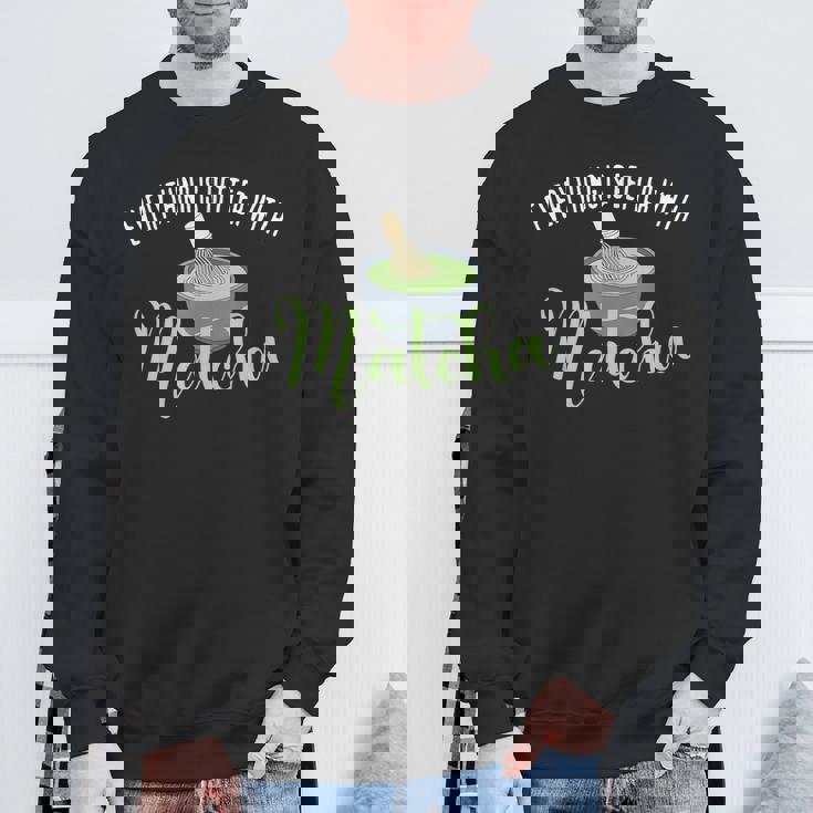 抹茶は全てを良くする、抹茶 スウェットシャツ 高齢者への贈り物