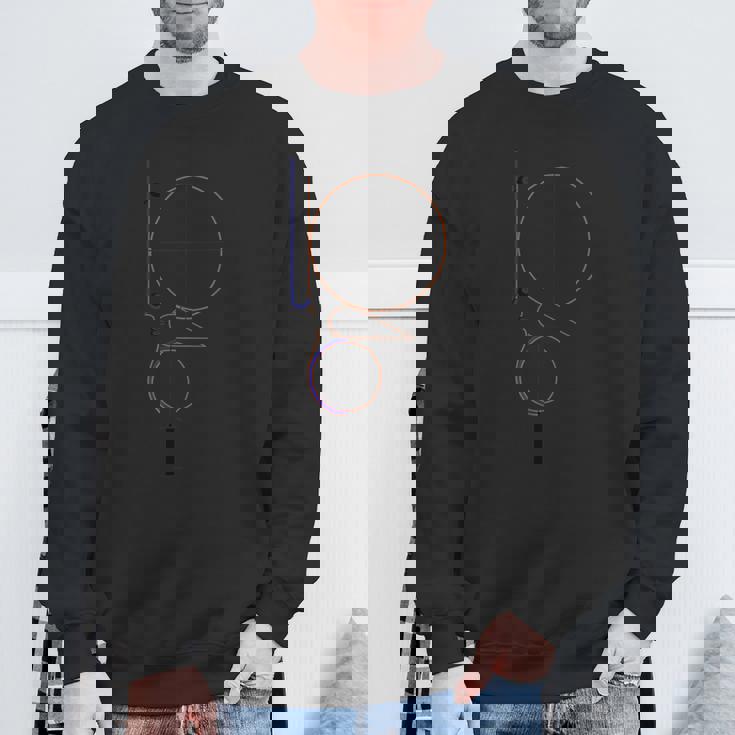 抽象的なヘッドプリントoskarchlemmer スウェットシャツ 高齢者への贈り物