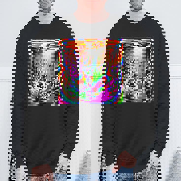 敵対的 アンチフェイシャル認識 カモフラージュ インビジビリティ スウェットシャツ 高齢者への贈り物