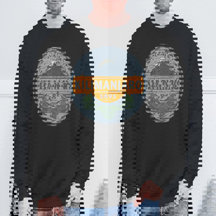 旅行 アフリカ タンザニア セレンゲティ キリマンジャロ山 バケーション スウェットシャツ 高齢者への贈り物