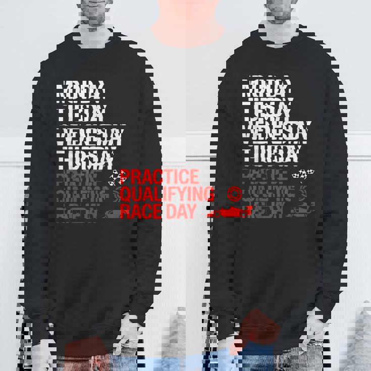 月曜 火曜 水曜 木曜 練習 予選 レース スウェットシャツ 高齢者への贈り物