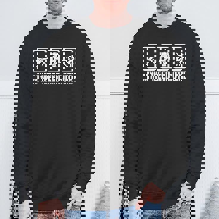 柔道整復師の週末スケジュール 柔道愛好家 長袖tシャツ スウェットシャツ 高齢者への贈り物