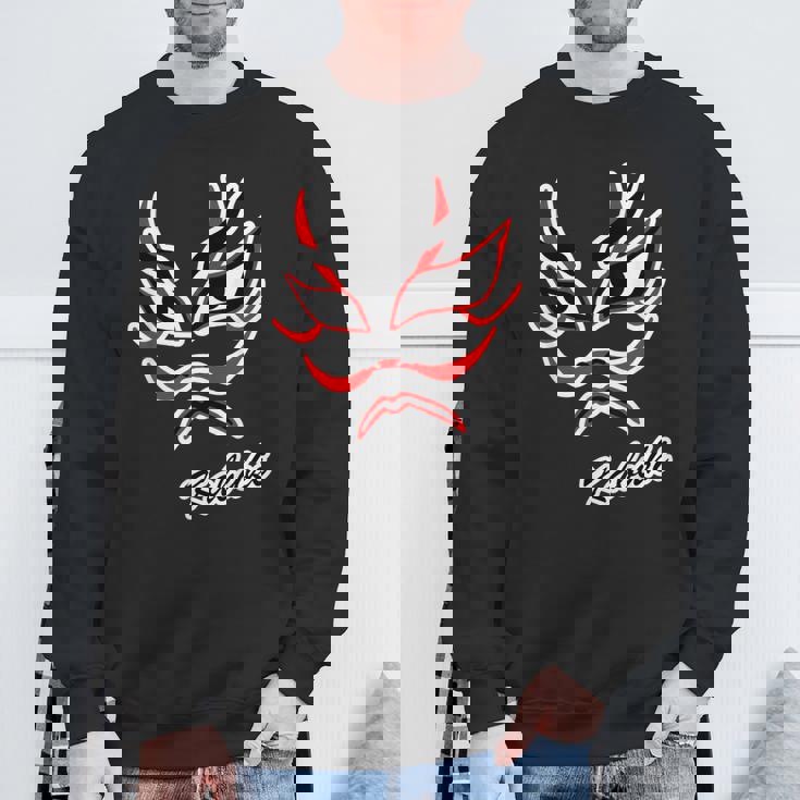 歌舞伎 カブキ Kabuki【顔】日本 文化 和柄 面白い スウェットシャツ 高齢者への贈り物