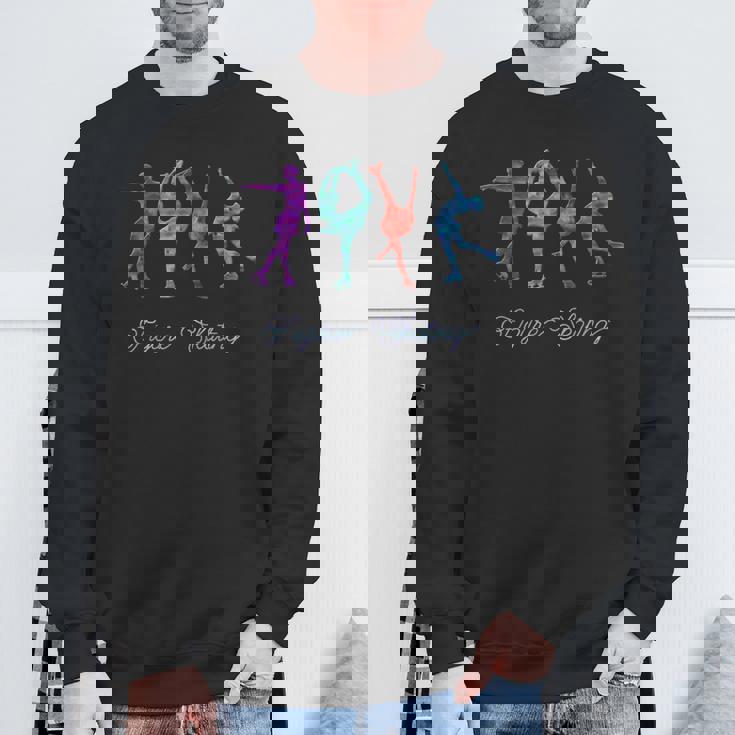 水彩 フィギュアスケート スパイラル レイバック ビールマン スウェットシャツ 高齢者への贈り物