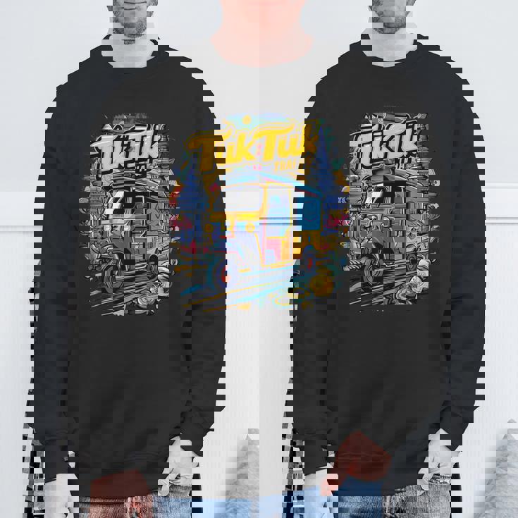 活気に満ちたトゥクトゥクタイアドベンチャー スウェットシャツ 高齢者への贈り物