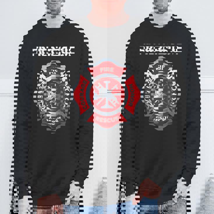 消防士 Ems 消防救助 スウェットシャツ 高齢者への贈り物