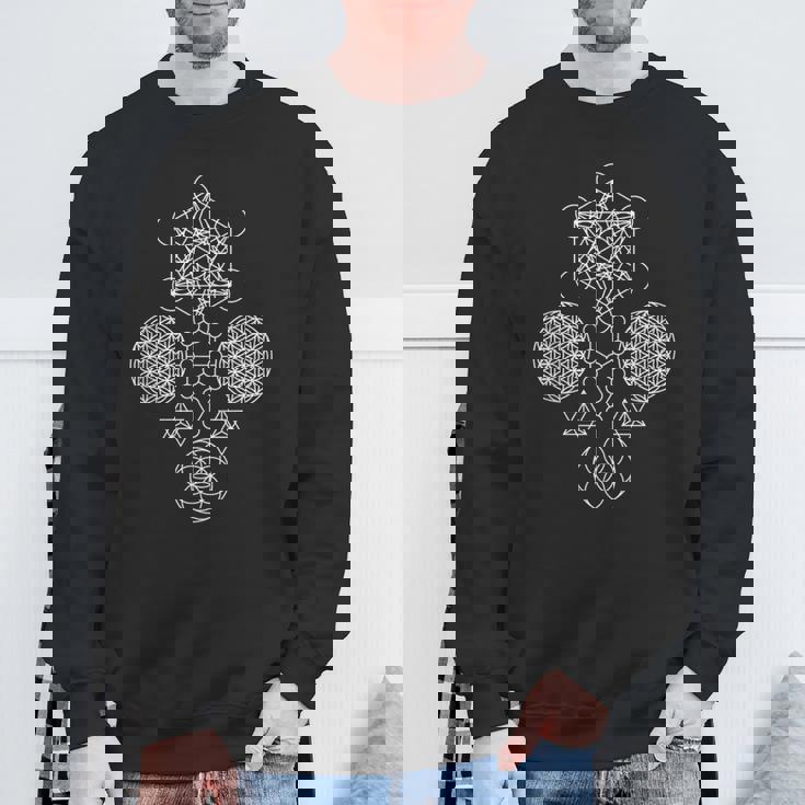 神聖幾何学のグループ スウェットシャツ 高齢者への贈り物