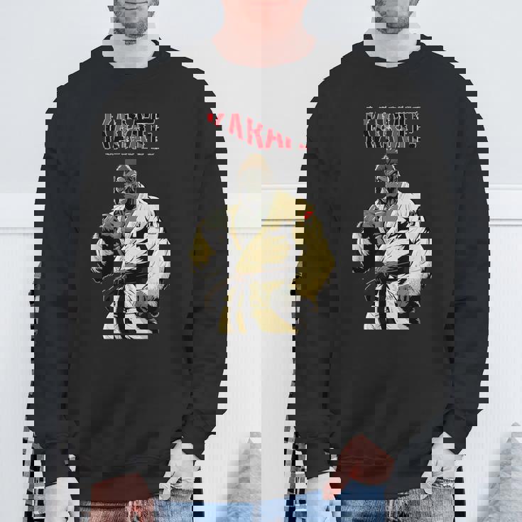 空手ゴリラ 空手ファイティングゴリラ スウェットシャツ 高齢者への贈り物