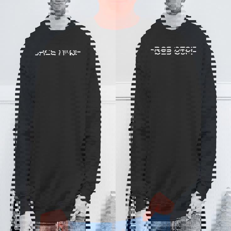 結果を超えるプロセス 長袖tシャツ スウェットシャツ 高齢者への贈り物