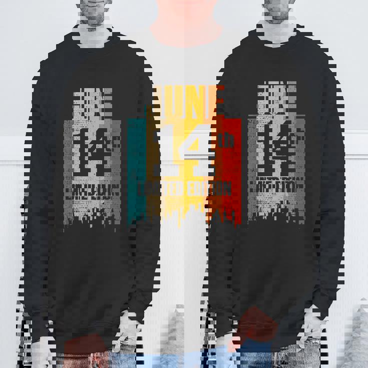 誕生日 6 月 14 日 レトロ ヴィンテージ スウェットシャツ 高齢者への贈り物