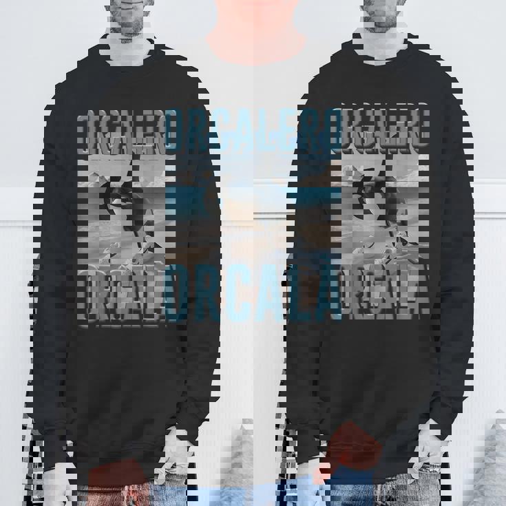 面白い Ai生成 モンスター 流行 オルカレロ オルカラ オルカ スウェットシャツ 高齢者への贈り物