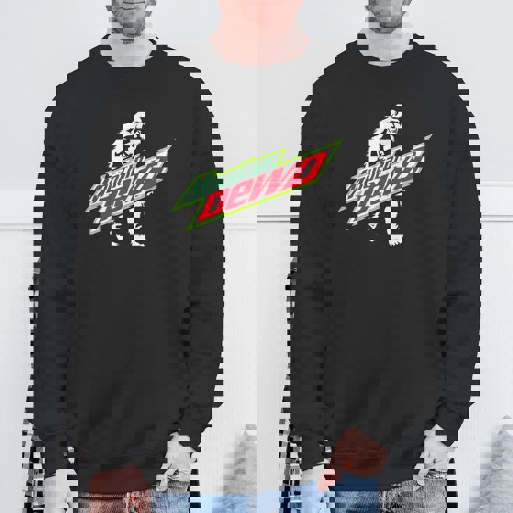 面白いビッグフットマウンテンデュードハイキングキャンプギフト スウェットシャツ 高齢者への贈り物