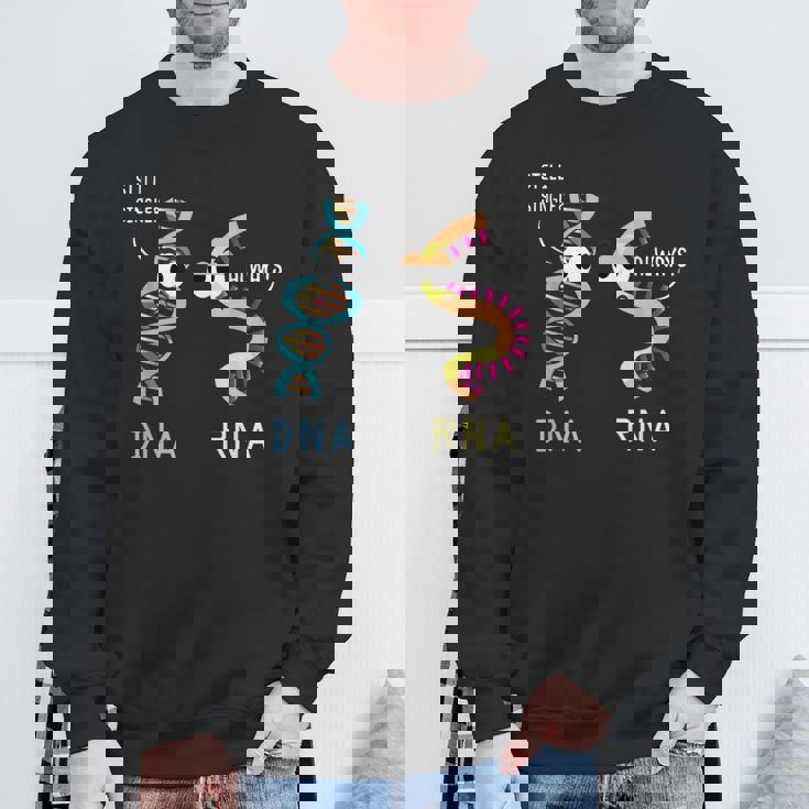 面白い生物学誇り高き生物学者微生物学 Dna Rna スウェットシャツ 高齢者への贈り物