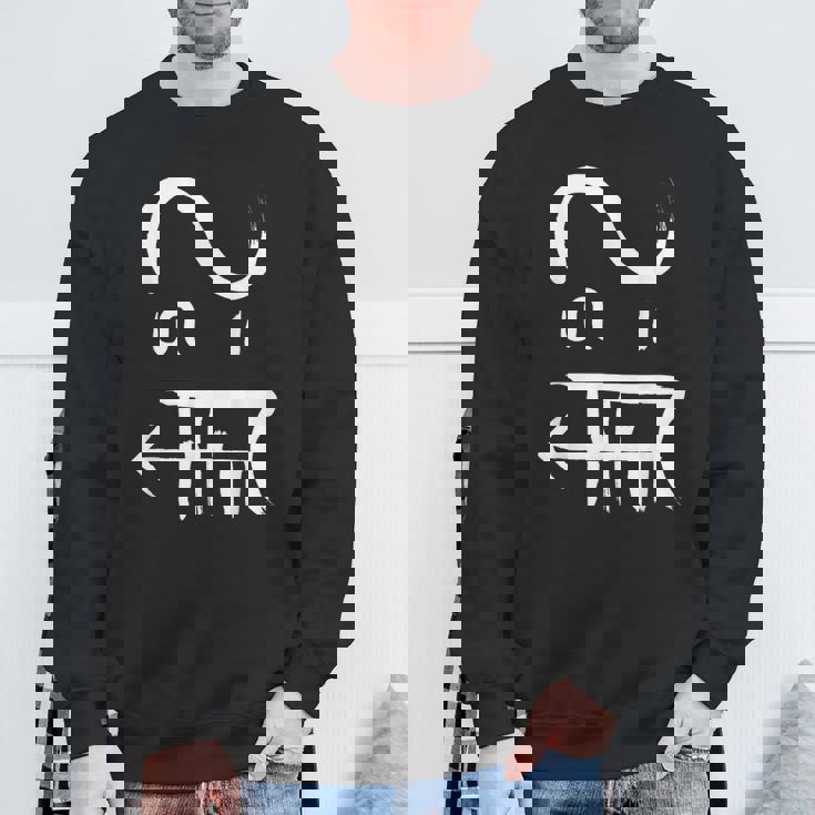 龍体文字 【 つる 】商売繁盛 人脈 幸運 スウェットシャツ 高齢者への贈り物